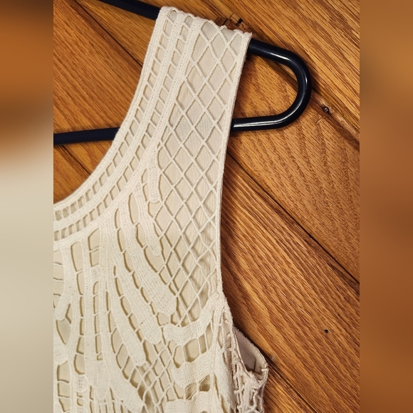 Christopher and Banks cream lace tank top size medium - Picture 9 of 10